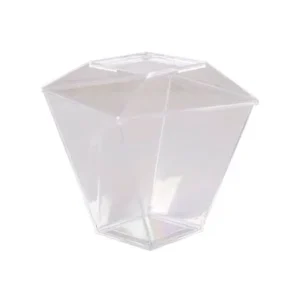 Copo Quadratto 150ml C/tampa 10UN